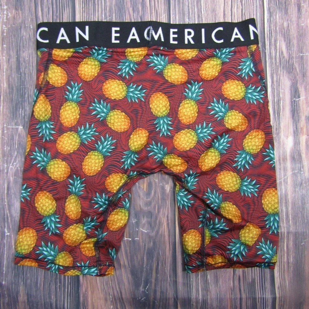 American Eagle NEW Mens Medium Boxer Briefs‎ Pineapple Gift Funny Joke